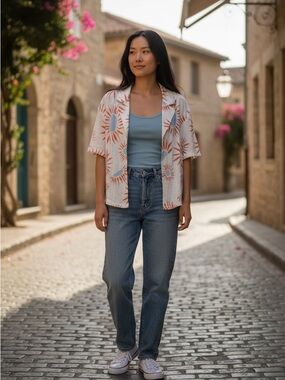 C&C California Straight-Leg Jeans in Classic Blue